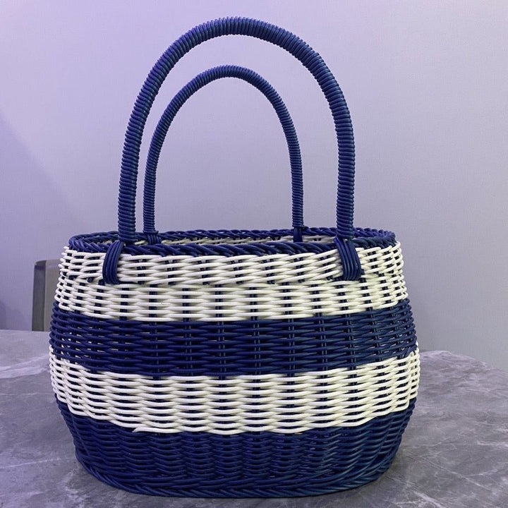 Women Handwoven Basket with Sturdy Handles Kalsten