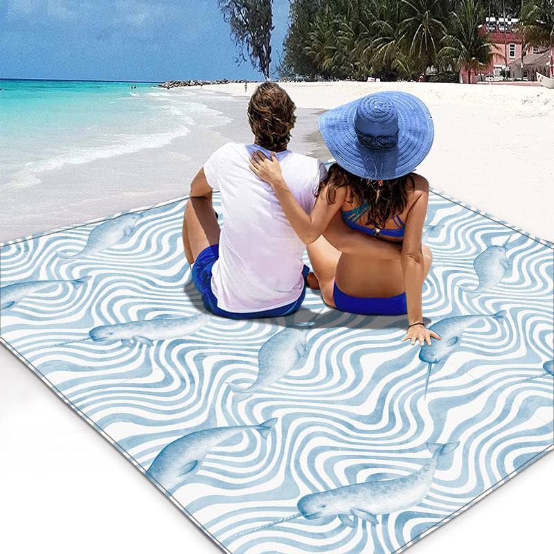 Picnic blanket in maritime design Kalsten