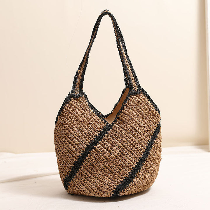 Braided beach bag with fashionable design Kalsten
