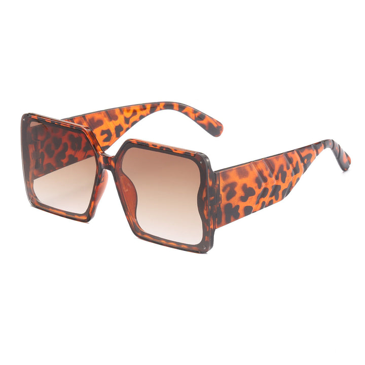 Women oversized sunglasses in trendy leopard print Kalsten