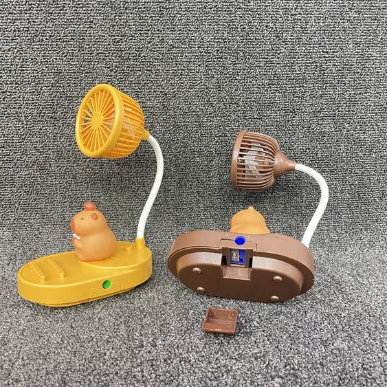 Unisex Portable Hand Fan in Nostalgic Capybara Design Kalsten