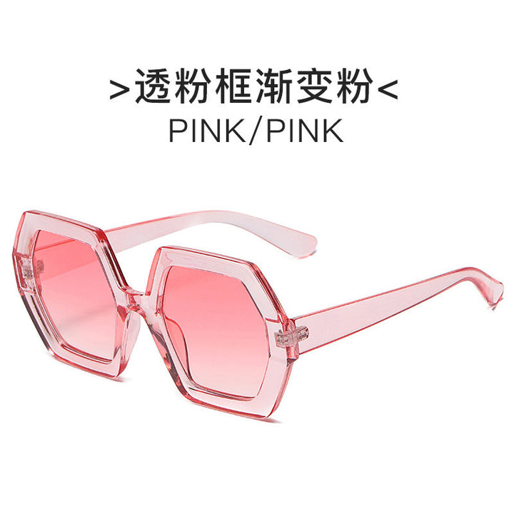 Women extravagant hexagonal sunglasses Kalsten