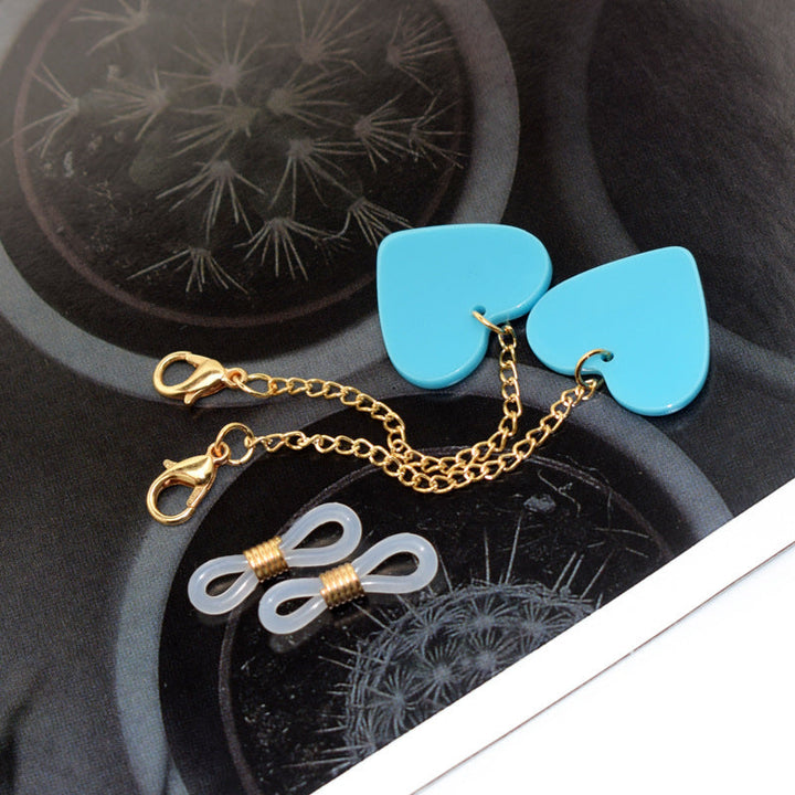 Heart-Shaped Decorative Eyewear Chain Kalsten