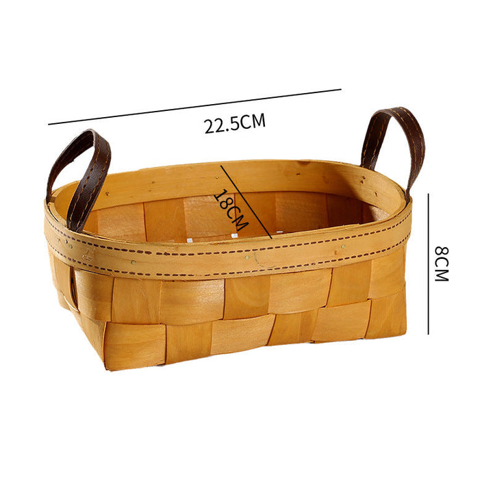 Unisex Handwoven Basket with Practical Carry Handle Kalsten