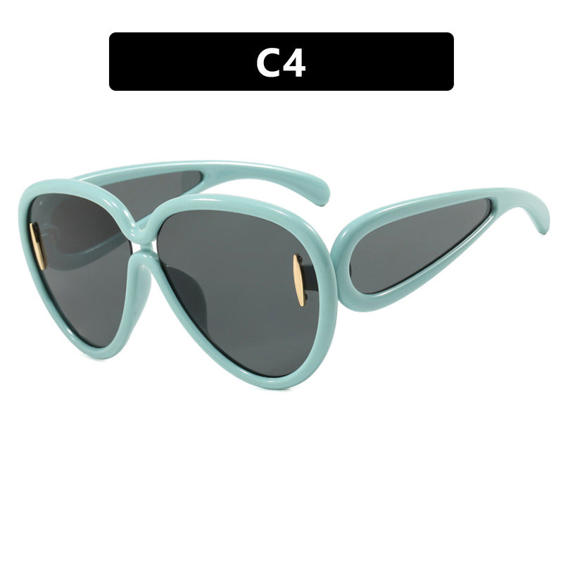 Women extravagant sunglasses in creative design Kalsten
