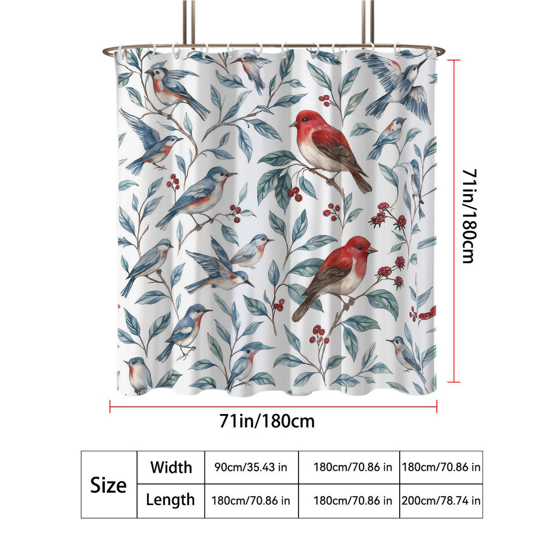 Coastal Marine-Inspired Shower Curtain Kalsten