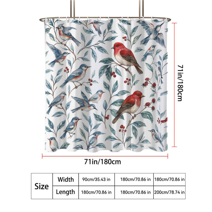 Coastal Marine-Inspired Shower Curtain Kalsten