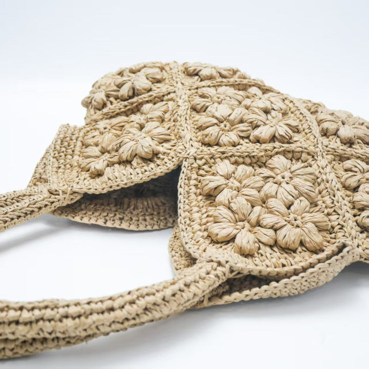 Handmade bag with floral motifs Kalsten