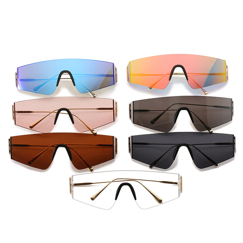 Ladies futuristic oversized sunglasses Kalsten