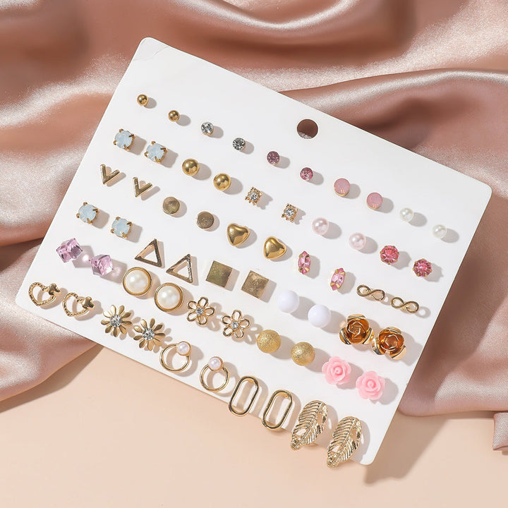 Earring set with gold accents Kalsten