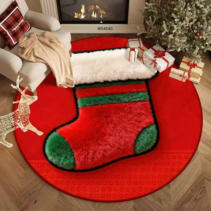 Festive Christmas-Themed Area Rug Acalora
