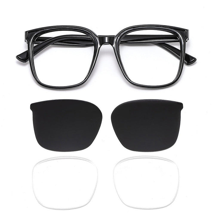 Women's modern square sunglasses with UV protection and slim temples Kalsten