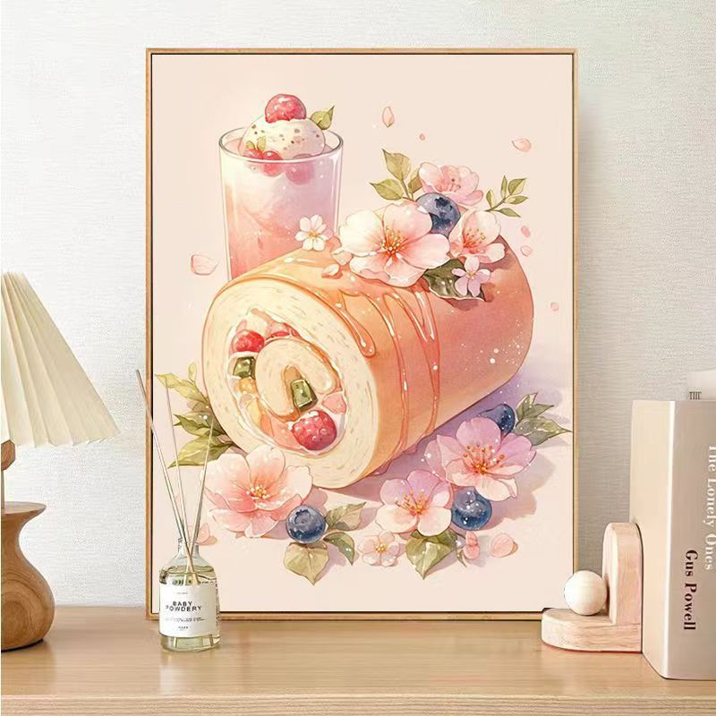 Gourmet Dessert-Themed Canvas Wall Art Kalsten