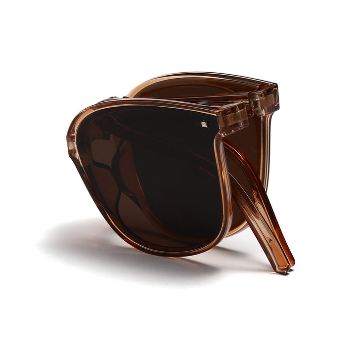Women's square sunglasses with innovative plastic frame and polarized lenses Kalsten