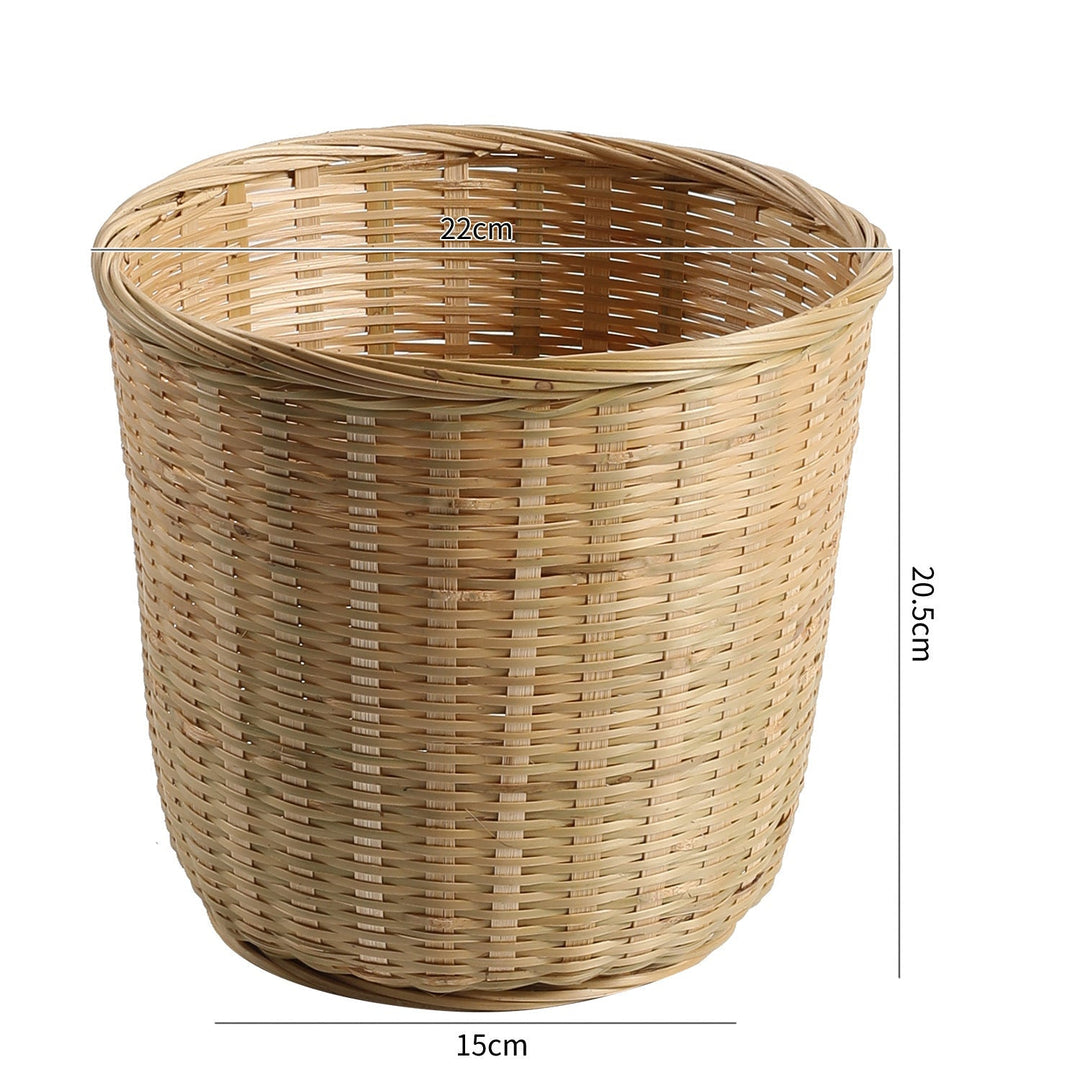 Natural Woven Waste Bin Kalsten