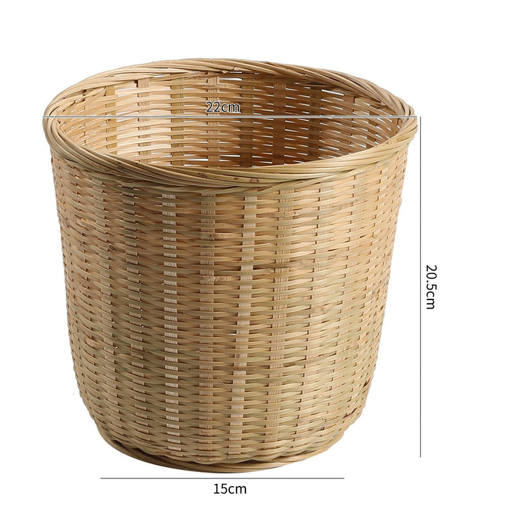 Natural Woven Waste Bin Kalsten