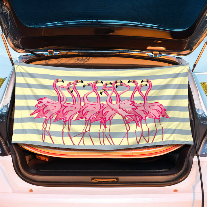 Trunk mat with creative flamingo design Kalsten