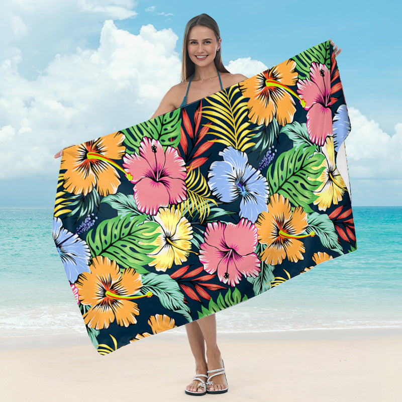 Beach towel with artistic mandala design Kalsten