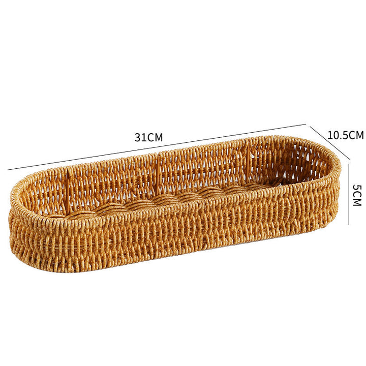 Oval Woven Storage Tray Kalsten