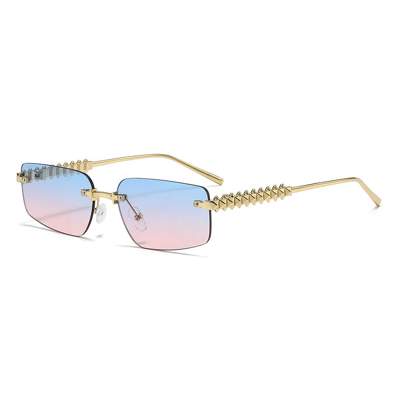 Women's fashion rectangular glasses with extravagant accents Kalsten