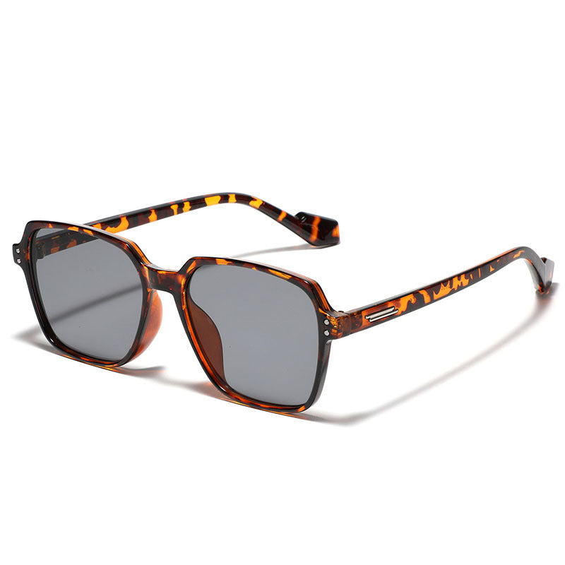 Women's square sunglasses with stylish plastic frame and polarized lenses Kalsten