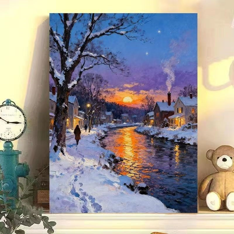 Winter Wonderland Landscape Canvas Art Kalsten