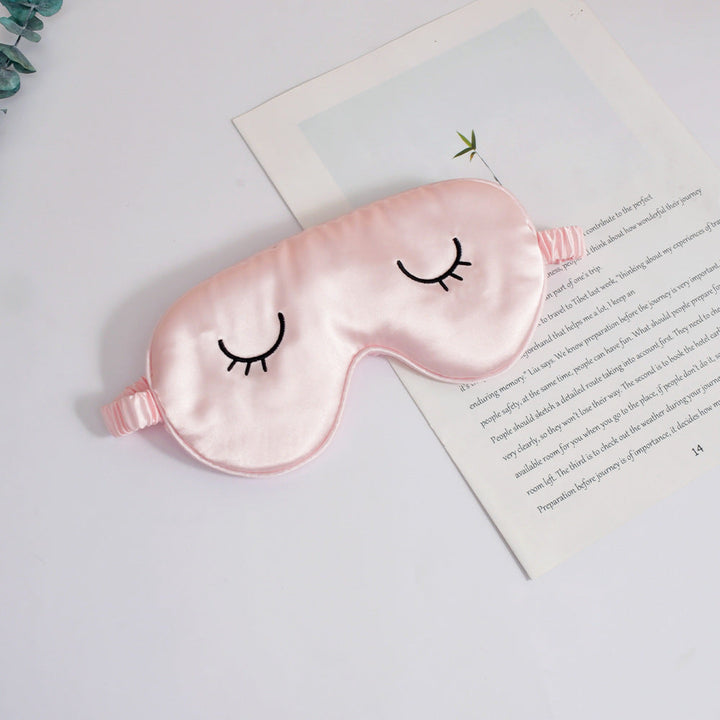 Unisex nan silky-soft eye mask with ergonomic contour and adjustable elastic band Kalsten