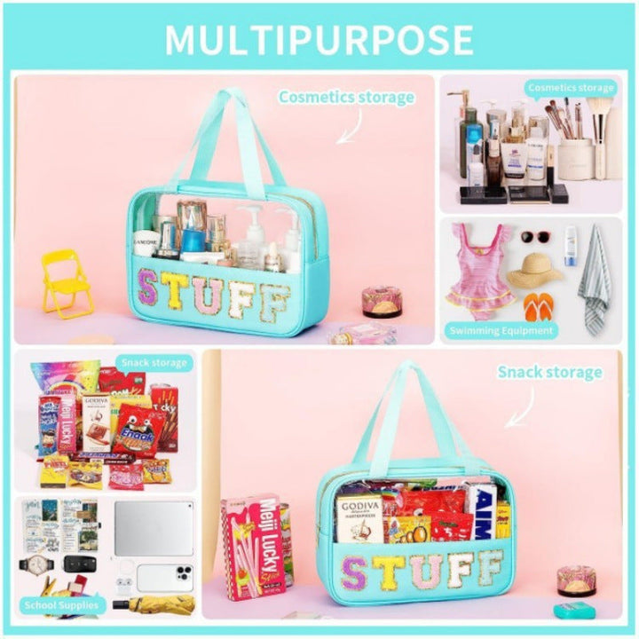Cosmetic Organizer Bag with Clear Viewing Window Kalsten