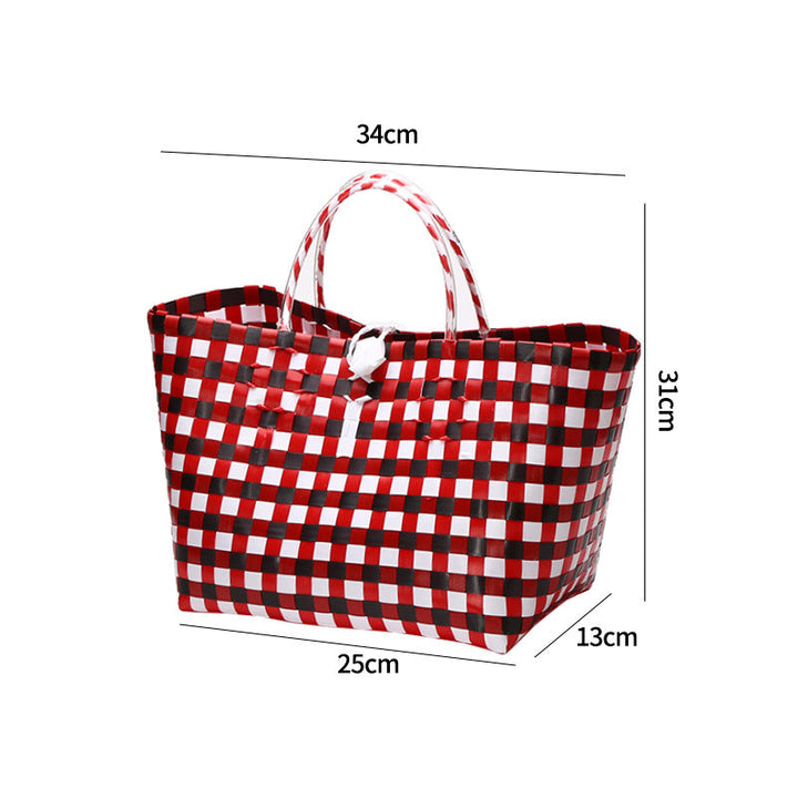 Large Capacity Woven Shopping Tote Kalsten