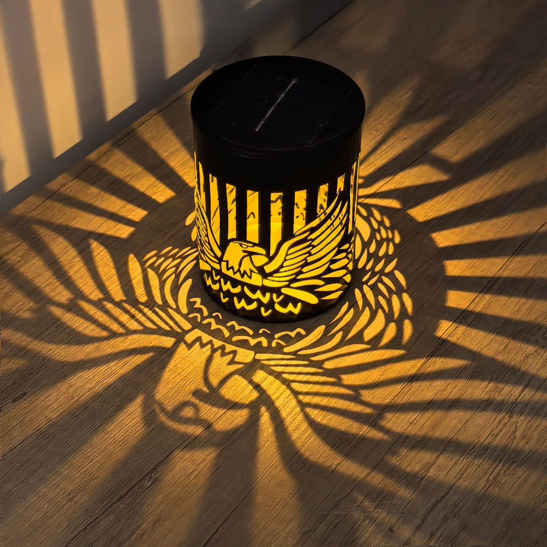 Ornate Filigree Solar Projection Table And Pathway Light Kalsten