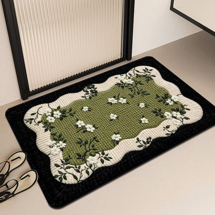 Decorative Butterfly-Themed Bath Mat Kalsten