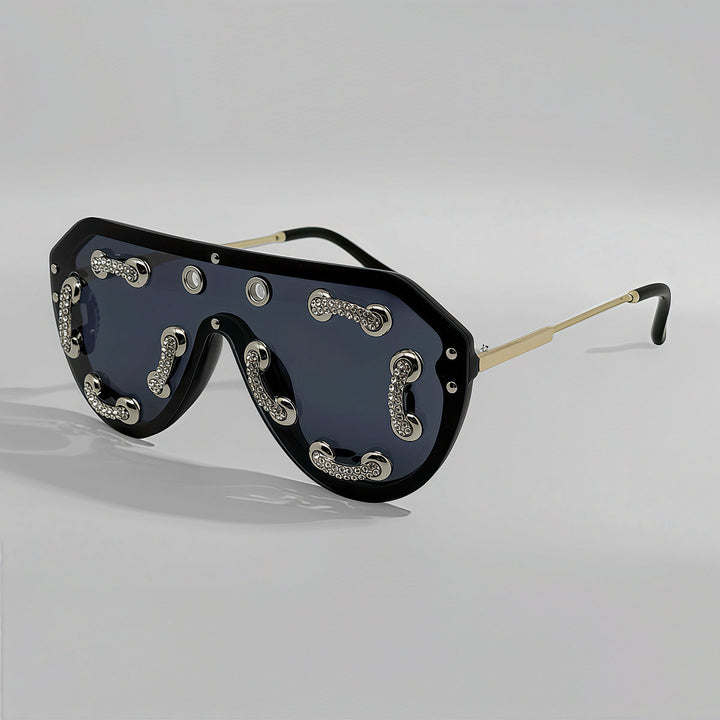 Women's extravagant designer sunglasses with sparkling accents Kalsten