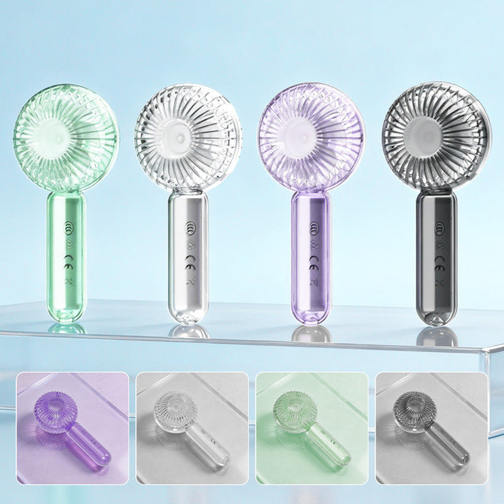 Ladies portable hand fan with ergonomic design and variable speed control Kalsten