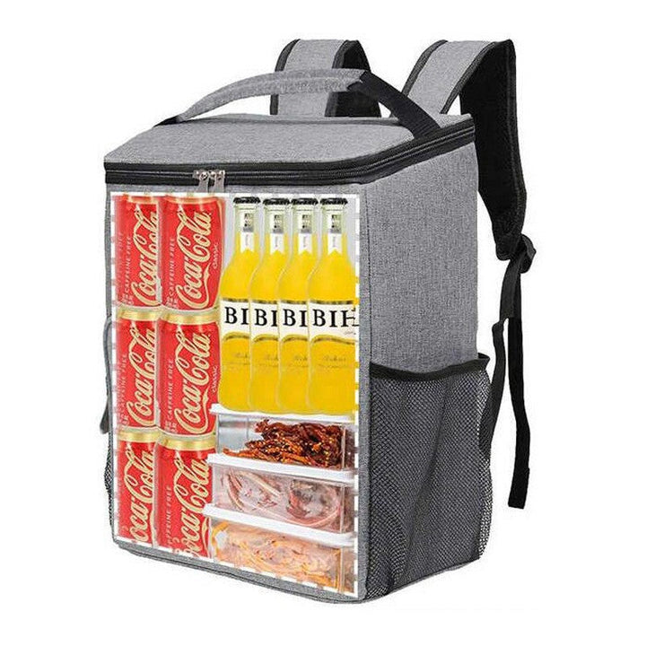 Unisex insulated cooler backpack with large main compartment, front pocket, and silky thermal insulation Kalsten