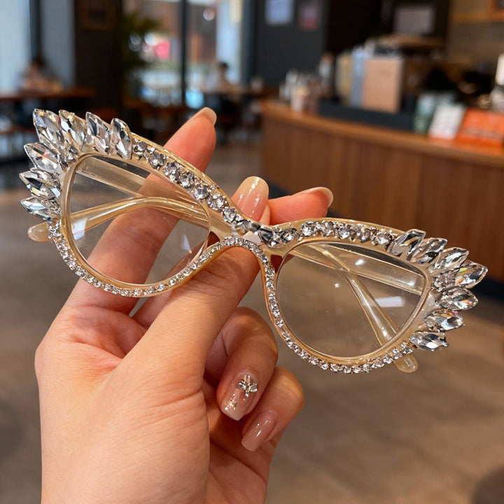 Luxury Cat-Eye Rhinestone Sunglasses Kalsten