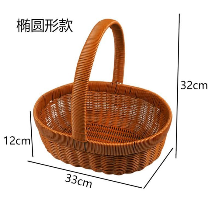 Handwoven Natural Storage Basket Kalsten