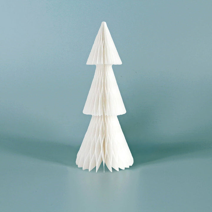 Collapsible Honeycomb Paper Tabletop Christmas Tree Decoration
