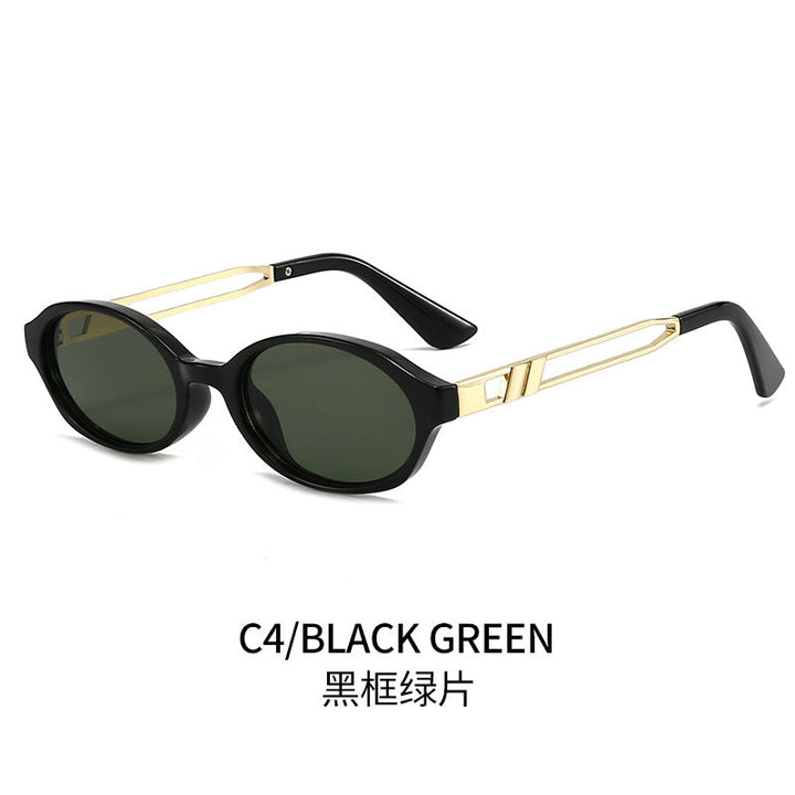 Women Elegant Sunglasses in luxurious tortoiseshell design with golden metal accents Kalsten