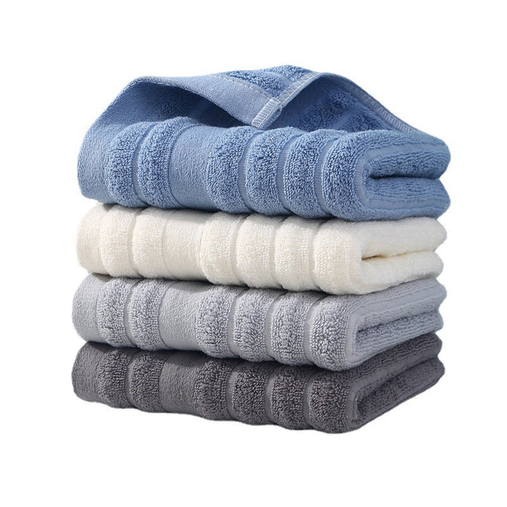 High-quality terry towel with decorative striped pattern Kalsten