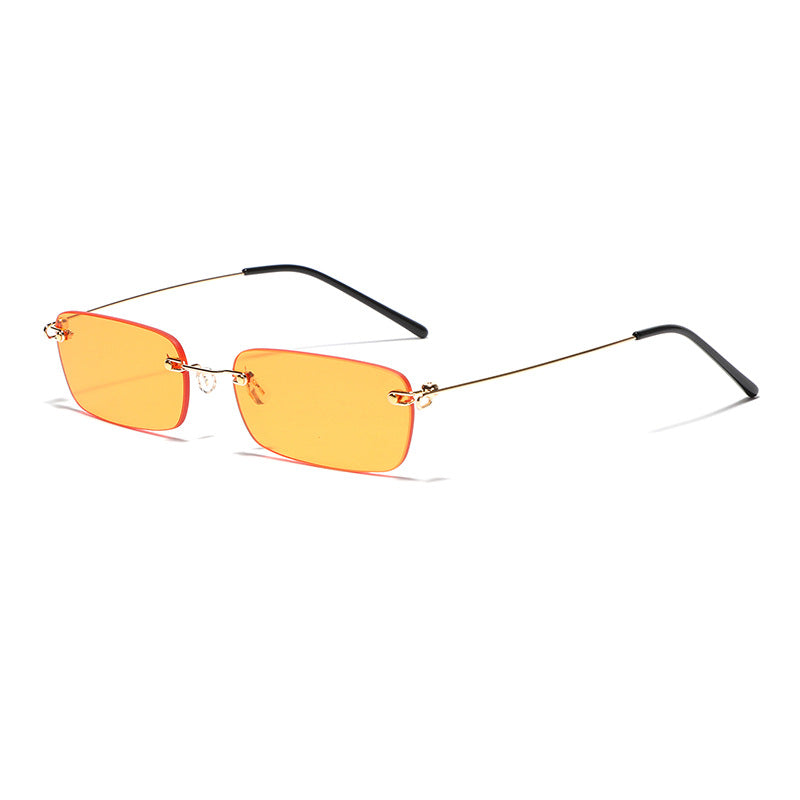 Ladies stylish rectangular sunglasses with high-quality metal frame Kalsten