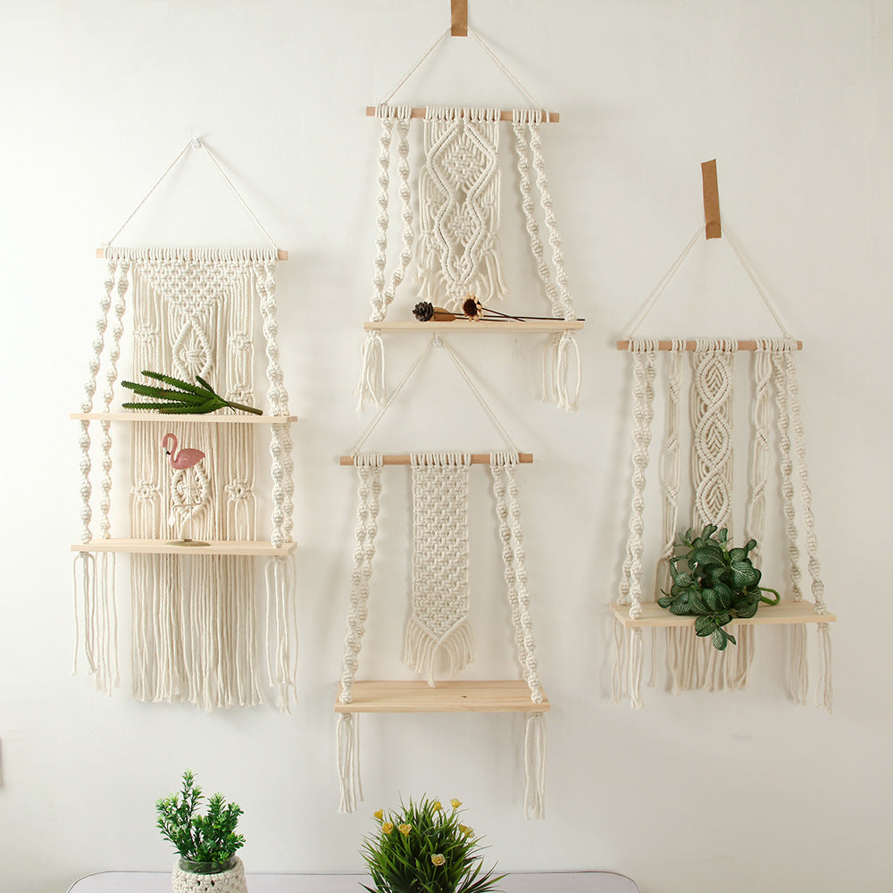 Decorative Macrame Shelf Acalora