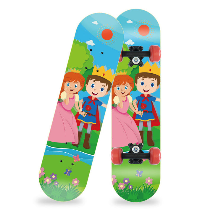 Cartoon-Inspired Mini Skateboard Kalsten