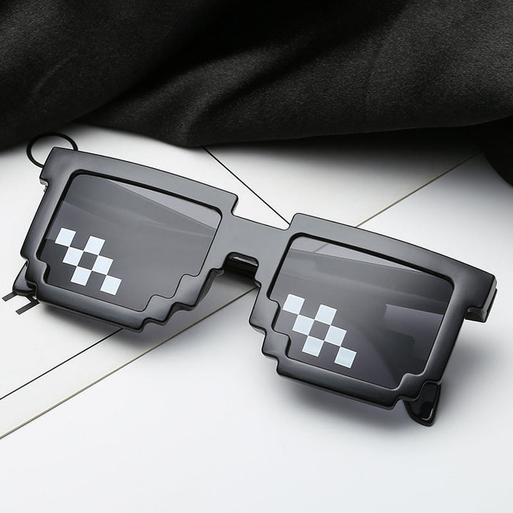 Women's eye-catching pixel-pattern sunglasses Kalsten