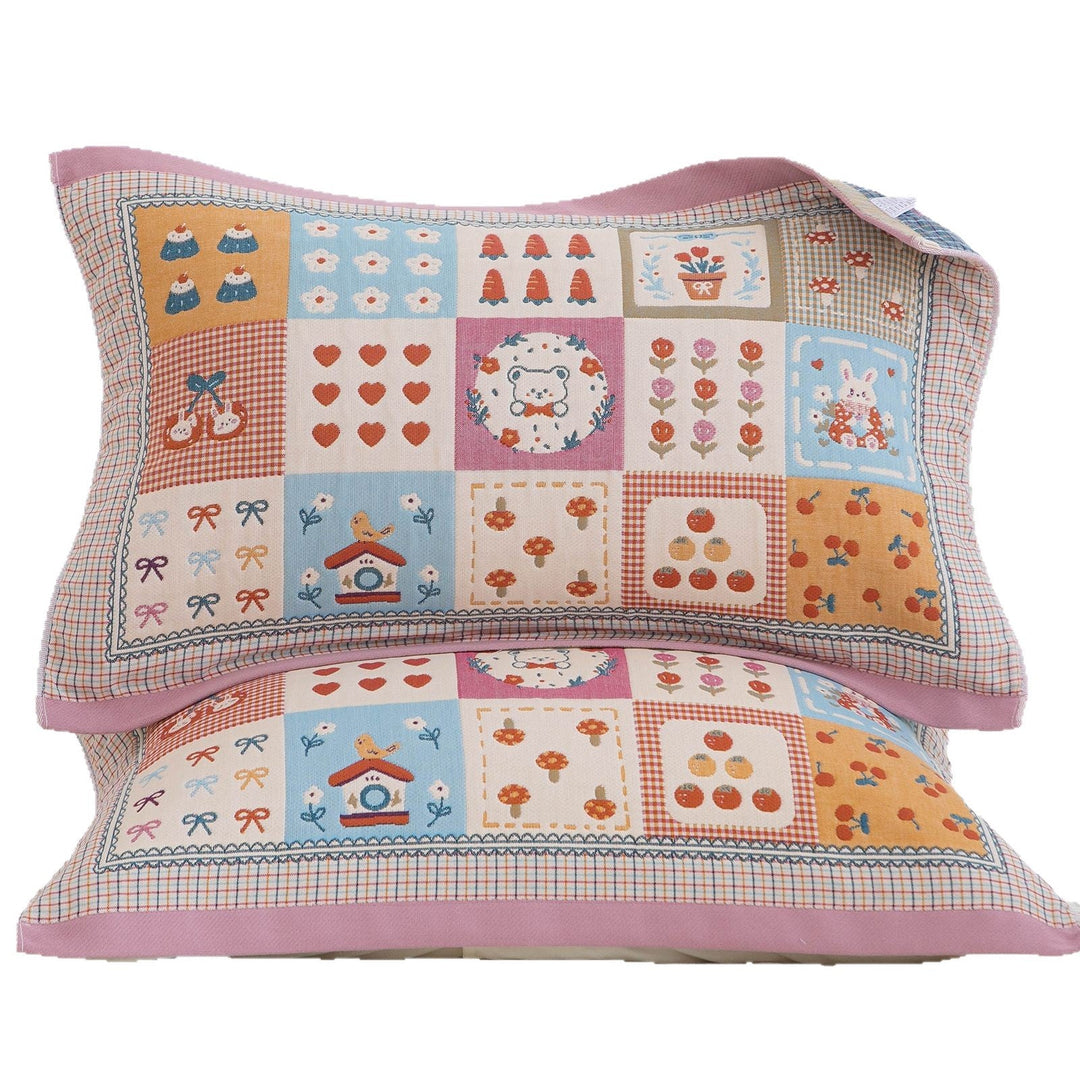 Women's cushion covers with cheerful patchwork design Kalsten