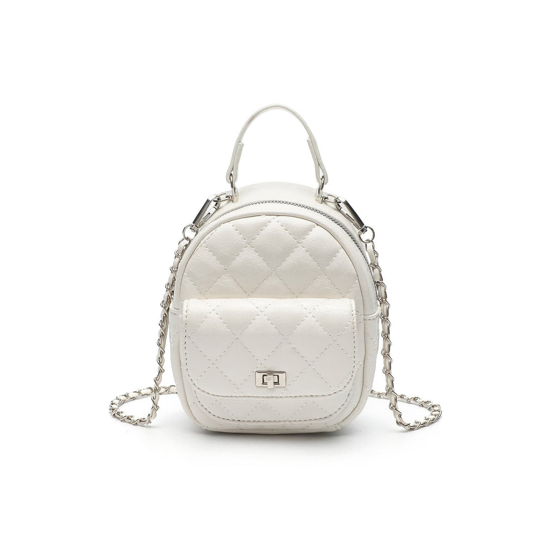 Quilted Metallic Mini Backpack Kalsten