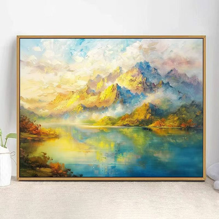 Majestic Mountain Landscape Art Print Kalsten