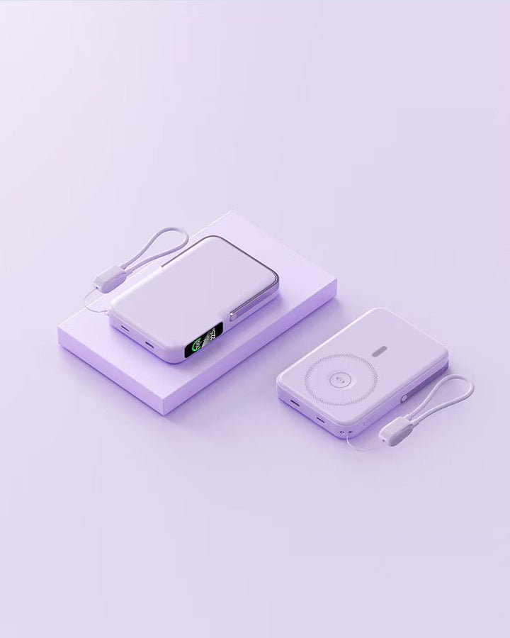 Powerbank with Integrated Wireless Charging Function and LCD Display Kalsten