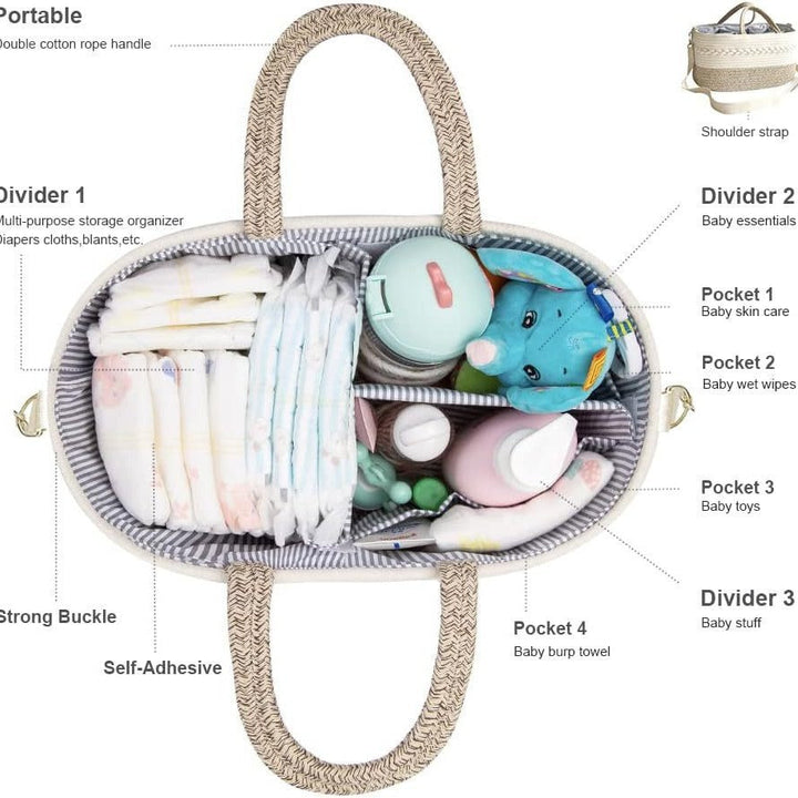 Women's versatile diaper bag with practical carrying system Kalsten