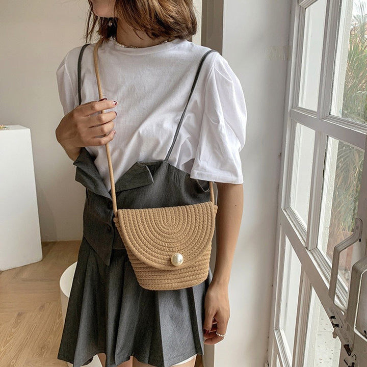 Ladies Stylish Clutch made of woven material Kalsten