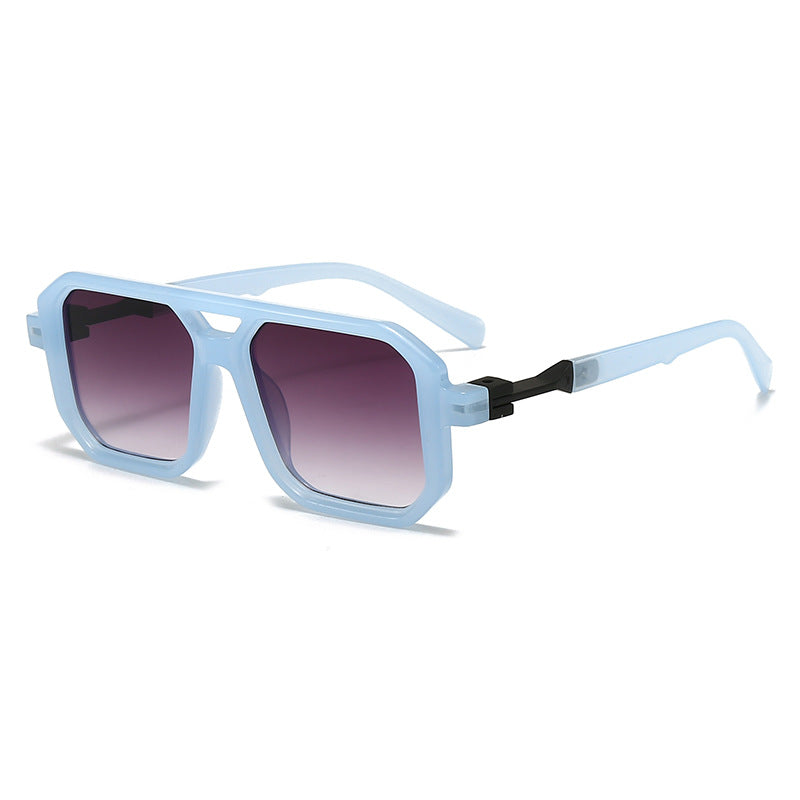Ladies stylish oversized sunglasses with geometric frame Kalsten